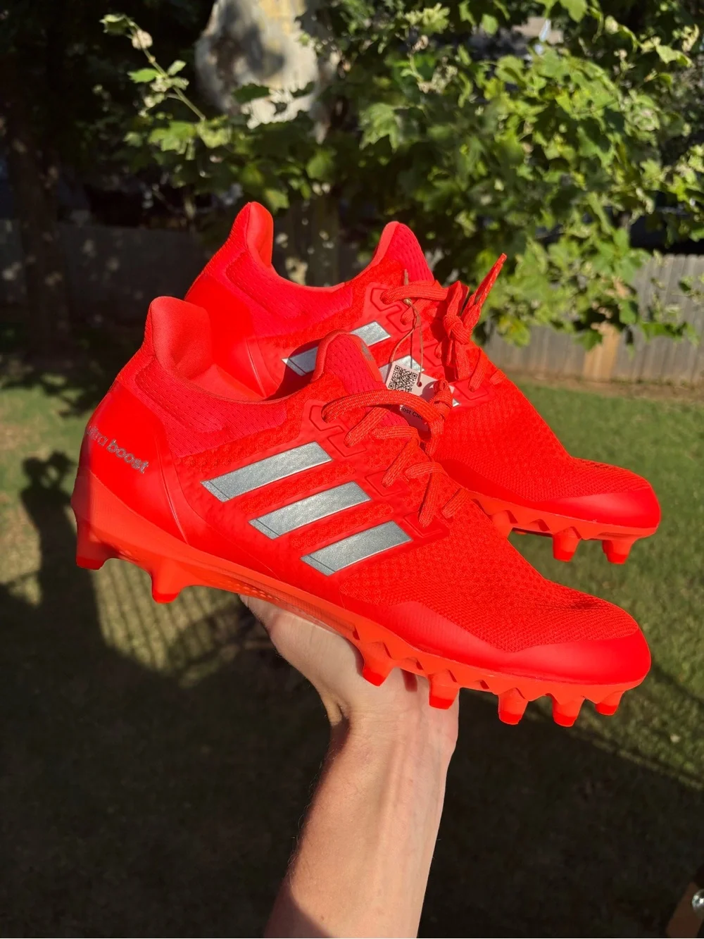 Adidas Ultraboost ‘Solar Red’ Men’s Size 13 Football Cleats NEW / RARE | JP7411